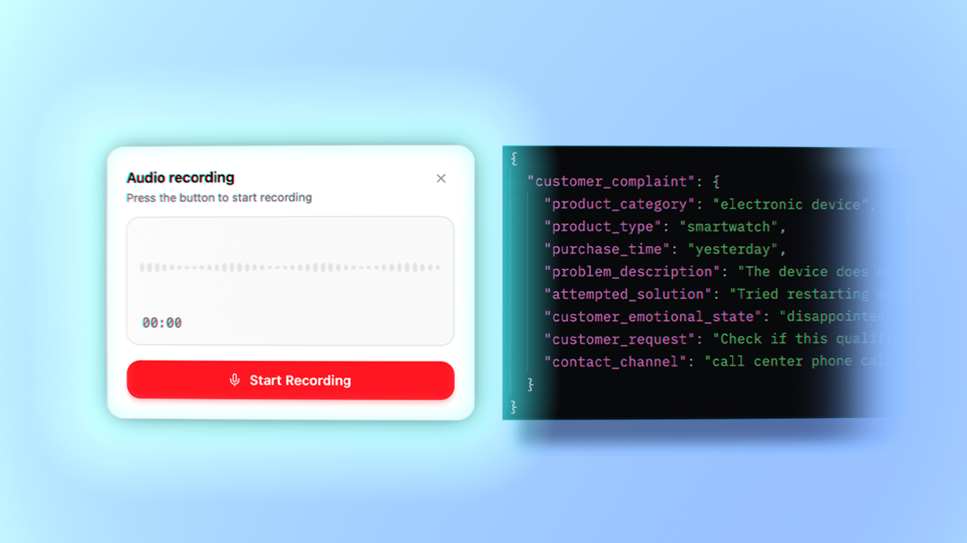 Speech to Structure: Strukturált adat kinyerése beszédből